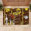 Hawthorn Hawks Rubber Doormat Mascot Cartoon Football Illustration Style