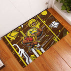 Hawthorn Hawks Rubber Doormat Mascot Cartoon Football Illustration Style
