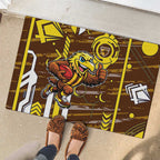 Hawthorn Hawks Rubber Doormat Mascot Cartoon Football Illustration Style