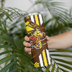 Hawthorn Hawks Skinny Tumbler Mascot Cartoon Football Illustration Style