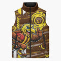 Hawthorn Hawks Sleeveless Puffer Jacket Mascot Cartoon Football Illustration Style