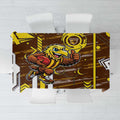 Hawthorn Hawks Tablecloth Mascot Cartoon Football Illustration Style