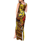 Hawthorn Hawks Tank Maxi Dress Mascot Cartoon Football Illustration Style