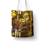 Hawthorn Hawks Tote Bag Mascot Cartoon Football Illustration Style