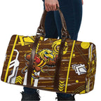 Hawthorn Hawks Travel Bag Mascot Cartoon Football Illustration Style