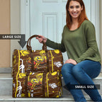 Hawthorn Hawks Travel Bag Mascot Cartoon Football Illustration Style