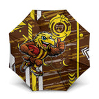 Hawthorn Hawks Umbrella Mascot Cartoon Football Illustration Style