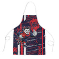 Melbourne Demons Apron Mascot Cartoon Football Illustration Style