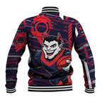Melbourne Demons Baseball Jacket Mascot Cartoon Football Illustration Style