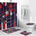 Melbourne Demons Bathroom Set Mascot Cartoon Football Illustration Style