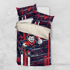 Melbourne Demons Bedding Set Mascot Cartoon Football Illustration Style