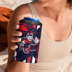 Melbourne Demons 4 in 1 Can Cooler Tumbler Mascot Cartoon Football Illustration Style