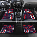 Melbourne Demons Car Mats Mascot Cartoon Football Illustration Style