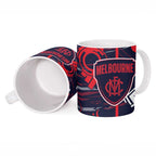 Melbourne Demons Ceramic Mug Mascot Cartoon Football Illustration Style