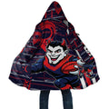 Melbourne Demons Cloak Mascot Cartoon Football Illustration Style