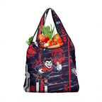 Melbourne Demons Grocery Bag Mascot Cartoon Football Illustration Style