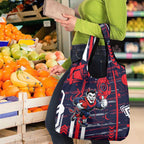 Melbourne Demons Grocery Bag Mascot Cartoon Football Illustration Style