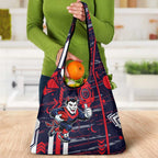 Melbourne Demons Grocery Bag Mascot Cartoon Football Illustration Style