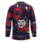 Melbourne Demons Hockey Jersey Mascot Cartoon Football Illustration Style