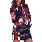 Melbourne Demons Hoodie Dress Mascot Cartoon Football Illustration Style