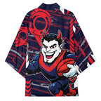 Melbourne Demons Kimono Mascot Cartoon Football Illustration Style