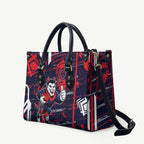 Melbourne Demons Leather Bag Mascot Cartoon Football Illustration Style