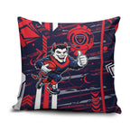 Melbourne Demons Pillow Cover Mascot Cartoon Football Illustration Style