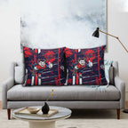Melbourne Demons Pillow Cover Mascot Cartoon Football Illustration Style