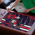 Melbourne Demons Puzzle Mascot Cartoon Football Illustration Style