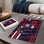 Melbourne Demons Puzzle Mascot Cartoon Football Illustration Style