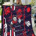 Melbourne Demons Quilt Mascot Cartoon Football Illustration Style