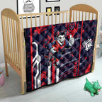 Melbourne Demons Quilt Mascot Cartoon Football Illustration Style