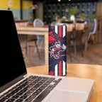 Melbourne Demons Skinny Tumbler Mascot Cartoon Football Illustration Style