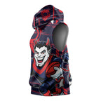 Melbourne Demons Sleeveless Hoodie Mascot Cartoon Football Illustration Style