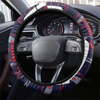 Melbourne Demons Steering Wheel Cover Mascot Cartoon Football Illustration Style