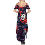 Melbourne Demons Summer Maxi Dress Mascot Cartoon Football Illustration Style