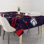 Melbourne Demons Tablecloth Mascot Cartoon Football Illustration Style