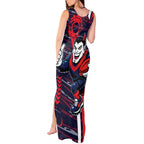 Melbourne Demons Tank Maxi Dress Mascot Cartoon Football Illustration Style
