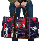 Melbourne Demons Travel Bag Mascot Cartoon Football Illustration Style