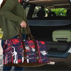 Melbourne Demons Travel Bag Mascot Cartoon Football Illustration Style