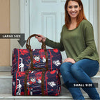 Melbourne Demons Travel Bag Mascot Cartoon Football Illustration Style