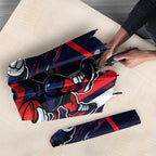 Melbourne Demons Umbrella Mascot Cartoon Football Illustration Style