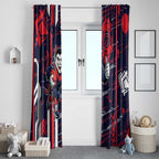 Melbourne Demons Window Curtain Mascot Cartoon Football Illustration Style