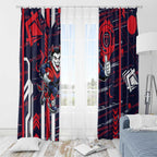 Melbourne Demons Window Curtain Mascot Cartoon Football Illustration Style