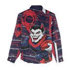 Melbourne Demons Women Casual Shirt Mascot Cartoon Football Illustration Style
