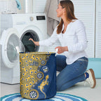 Parramatta Eels NAIDOC Week 2026 Laundry Basket Aboriginal Lizard Dot Painting - 50 Years of Deadly