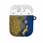 Parramatta Eels NAIDOC Week 2026 AirPods Case Aboriginal Lizard Dot Painting - 50 Years of Deadly