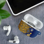 Parramatta Eels NAIDOC Week 2026 AirPods Case Aboriginal Lizard Dot Painting - 50 Years of Deadly