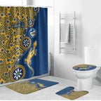 Parramatta Eels NAIDOC Week 2026 Bathroom Set Aboriginal Lizard Dot Painting - 50 Years of Deadly