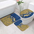 Parramatta Eels NAIDOC Week 2026 Bathroom Set Aboriginal Lizard Dot Painting - 50 Years of Deadly